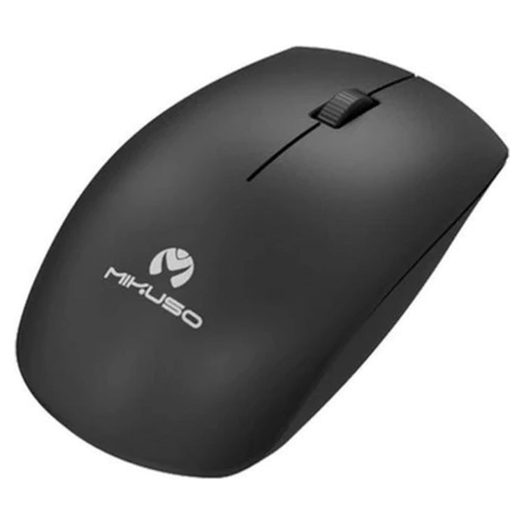 Mikuso MOS-W121 2.4GHz Wireless Optical Mouse – 1200 DPI – Black – product view