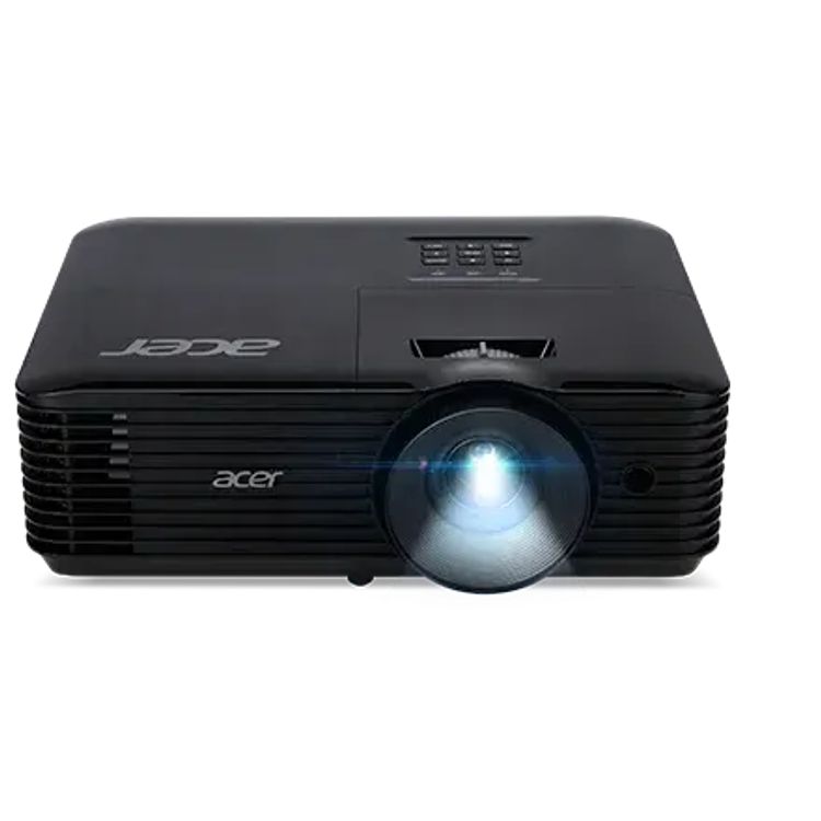Acer X1328Wi WXGA Wi-Fi DLP projector front angled view - MR.JTW11.004