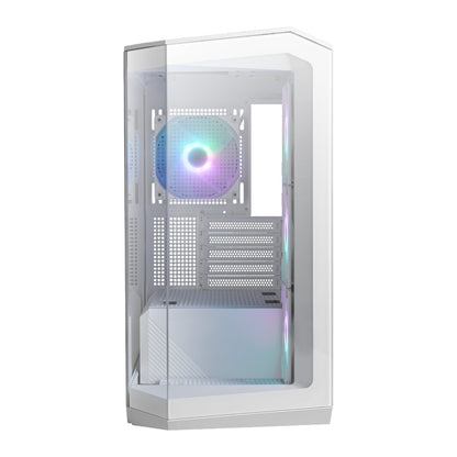 MSI MAG PANO M100R PZ M-ATX ARGB Gaming Chassis - White