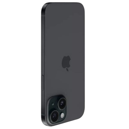 Apple iPhone 15 512GB Black, 6.1‑inch OLED, A16 Bionic, Dynamic Island and 48MP main camera, sleek black back view