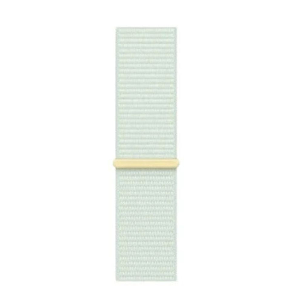 Soft Mint 45mm Sport Loop (MW4Q3ZM/A), breathable adjustable double-layer woven nylon watch strap for all-day comfort