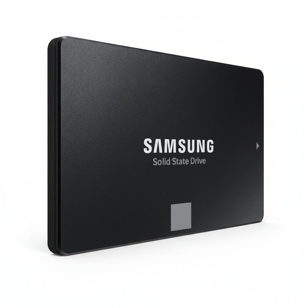 Samsung 870 EVO SSD showing 2.5 inch SATA form factor