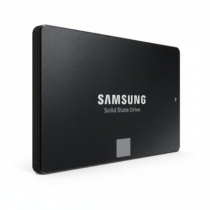 Samsung 870 EVO SSD showing 2.5 inch SATA form factor
