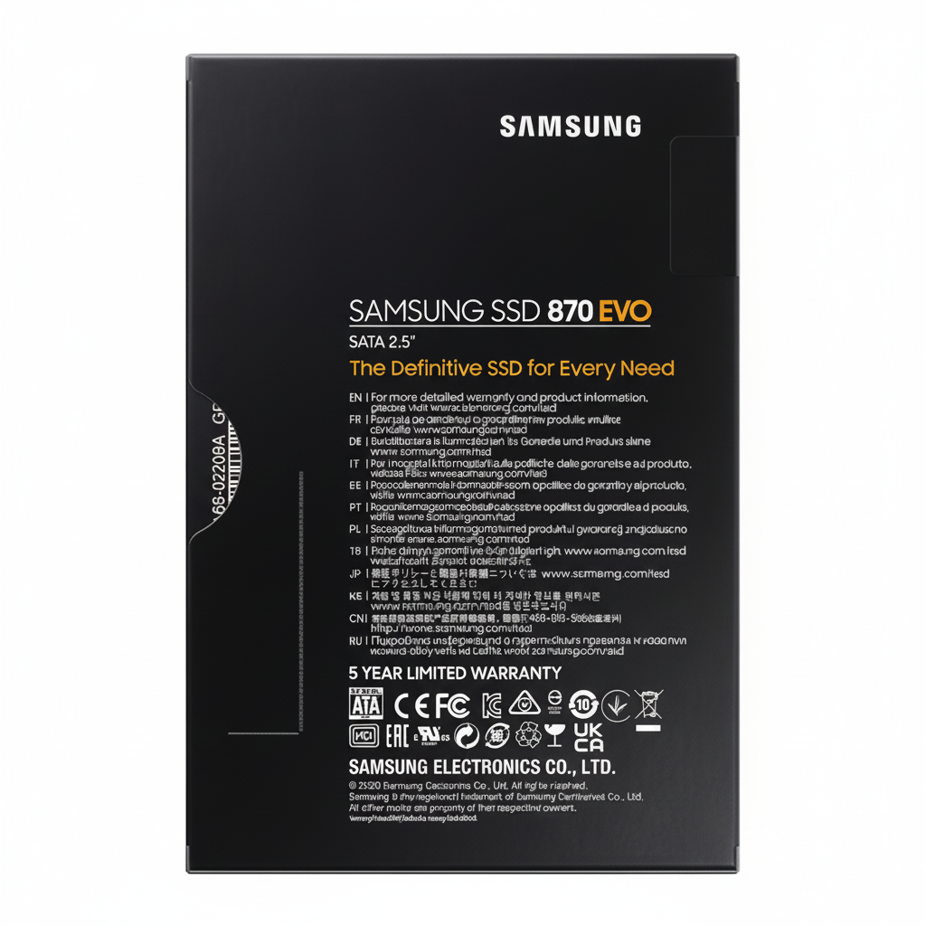 Samsung 870 EVO SATA SSD with V-NAND technology