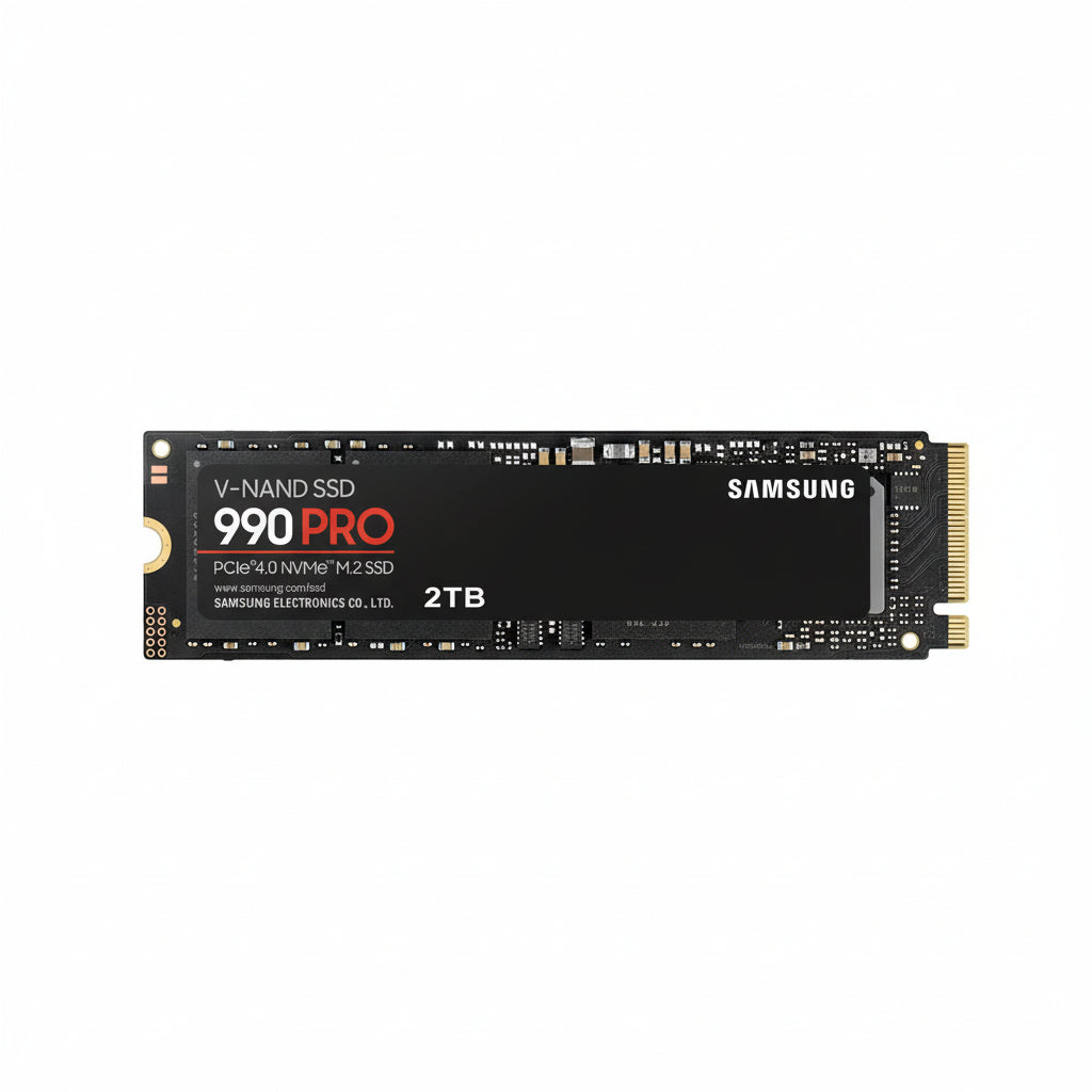 Samsung 990 PRO 2TB PCIe 4.0 NVMe M.2 SSD front view