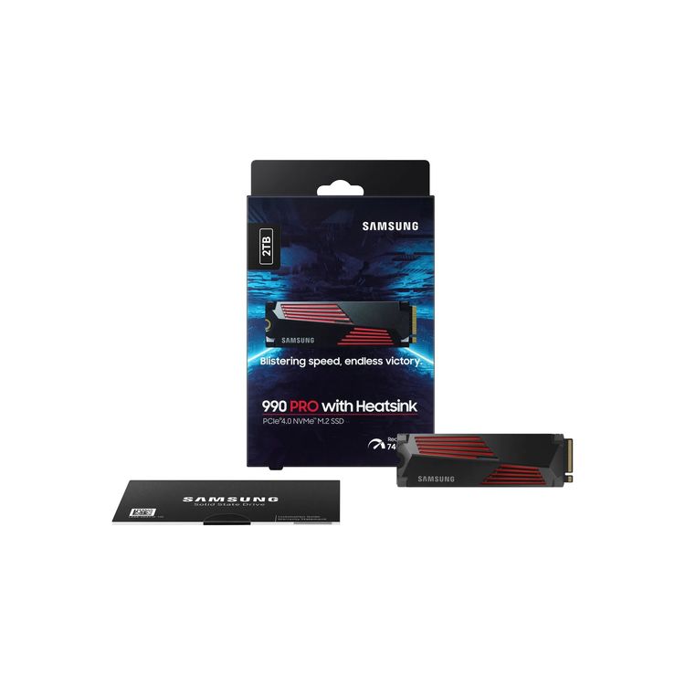 Samsung 990 PRO 2TB SSD with heatsink MZ-V9P2T0CW additional view