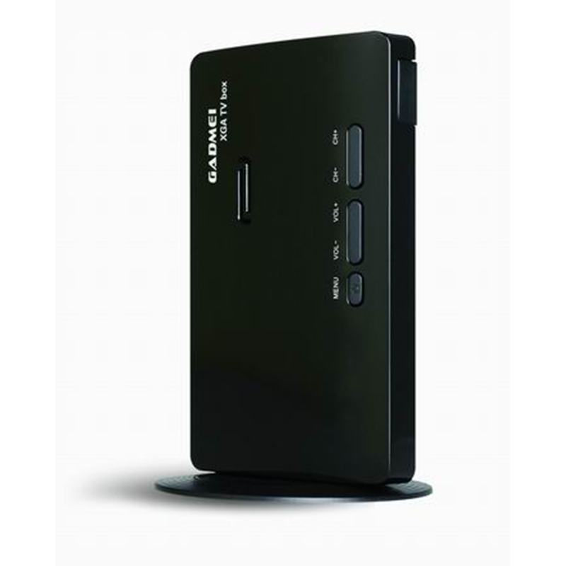 MicroWorld External XGA TV Box with FM Radio and Built-in Speaker - 200MHz Frequency for Clear Picture