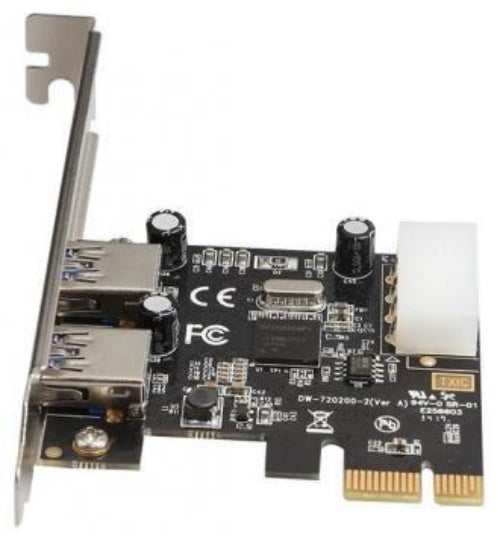 MicroWorld TXB047 USB 3.0 Expansion Card - Dual Port High-Speed Data Transfer