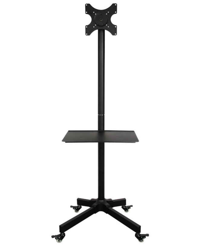 Stylish Trolley Stand TV and Monitor Bracket up to 20kg and Vesa 200 X 200 for secure entertainment setups.