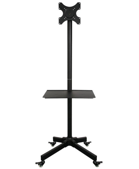 Stylish Trolley Stand TV and Monitor Bracket up to 20kg and Vesa 200 X 200 for secure entertainment setups.
