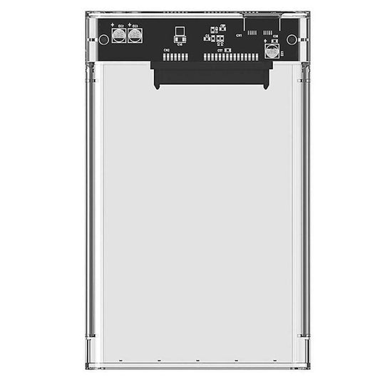MicroWorld USB3 External 2.5" Hard Drive Enclosure Clear - K104