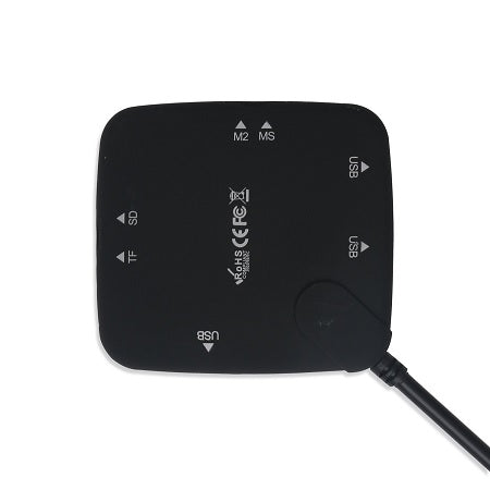 MicroWorld USB 3.0 Card Reader for Fast Data Transfer and Storage Expansion - USBCRD