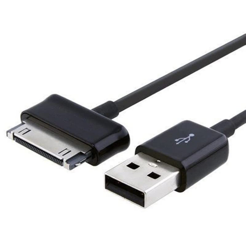 USB cable with one end compatible with Samsung Tablet devices on a white background