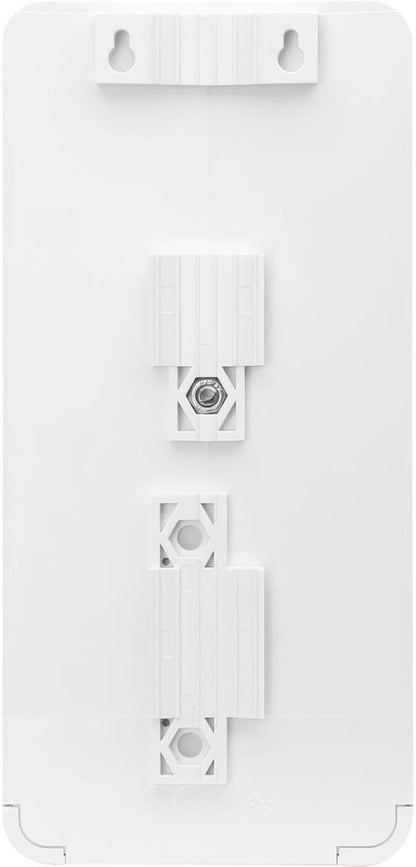 Ubiquiti Networks NanoSwitch Outdoor 4-Port PoE Passthrough Switch rear mounting bracket and wall-mount slots