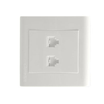 M-Link NET014 faceplate installed on wall