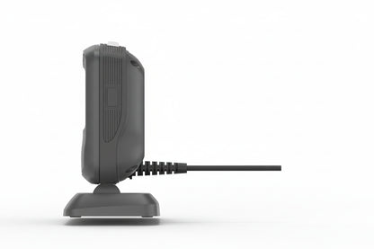 Scanner showing 10° tilt and white LED illumination.

