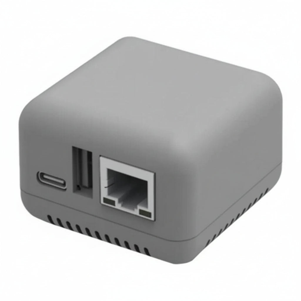 USB 2.0 print server with WiFi and RJ45 LAN ports