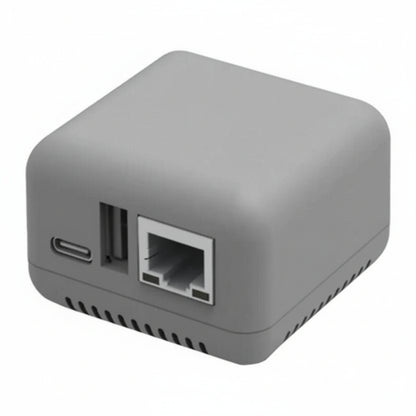USB 2.0 print server with WiFi and RJ45 LAN ports