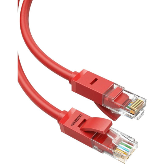 UGREEN RJ45 CAT6 1m LAN Network Cable – (1Gbps, 250MHz) – Red