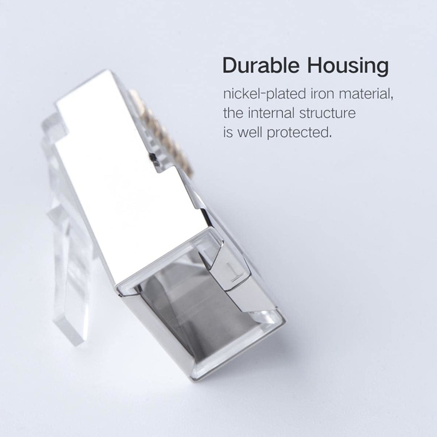 UGreen NW111 RJ45 Cat6 Ethernet Network Heads 100 Pack Shielded High Speed Connectors