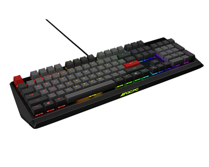 Elevate your gameplay with the KR1 Professional Wired Gaming Mechanical Keyboard - Gateron Switches, RGB Backlit, Ultra-Responsive.