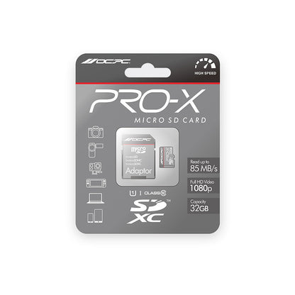 OCPC PRO-X 32GB microSDHC UHS-I Memory Card