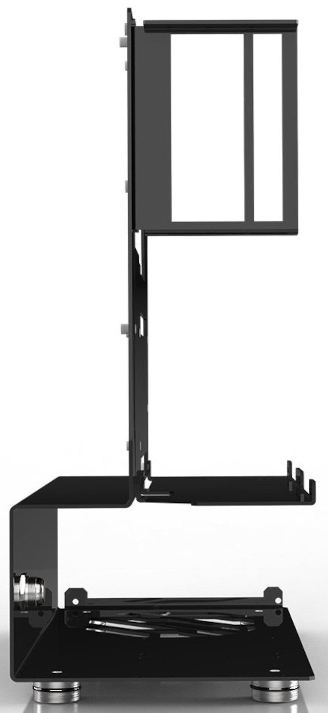 OCPC Micro M-ATX Open Air Computer Chassis - No PSU - Supports ATX PSU offers sleek design for compact builds.