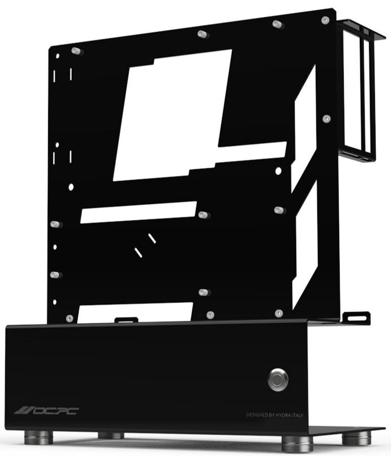 OCPC Micro M-ATX Open Air Computer Chassis - No PSU - Supports ATX PSU for stylish, compact PC builds by OCPC.