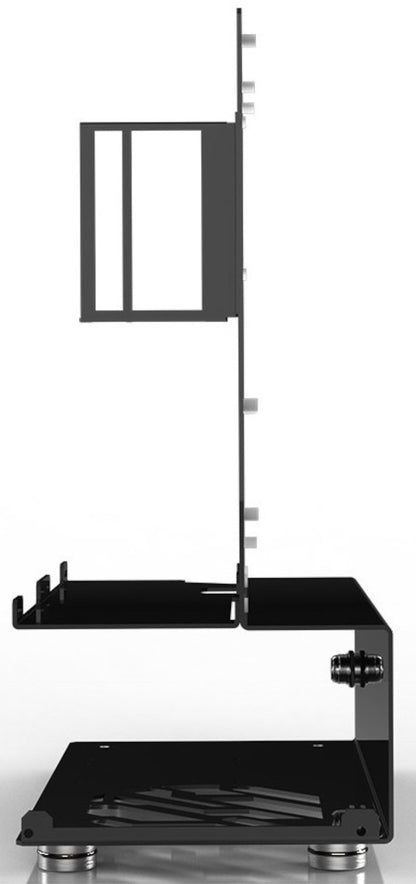 OCPC Micro M-ATX Open Air Computer Chassis - No PSU - Supports ATX PSU, designed for optimal airflow and style.