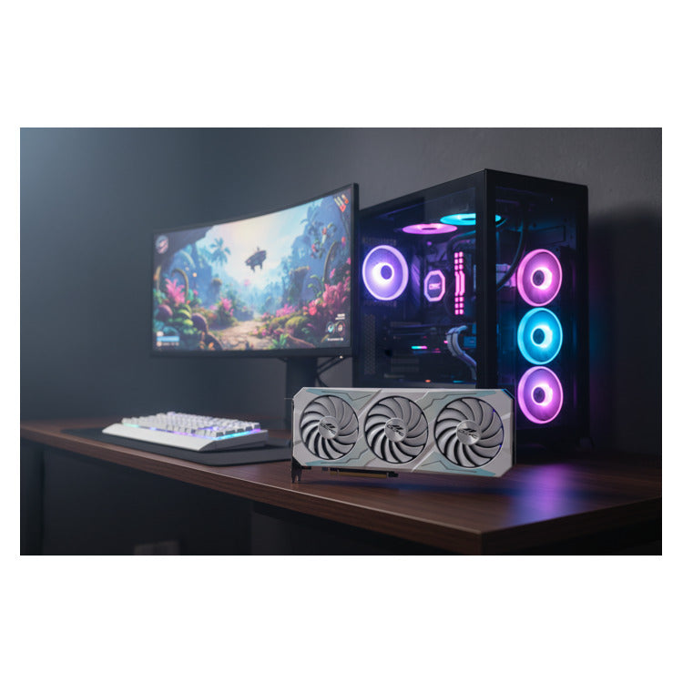 OCPC GeForce RTX 3070 Ti XE White graphics card – view 6
