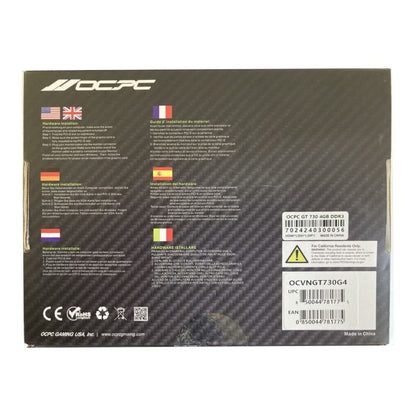 OCPC GT730 LP, 4GB DDR3,128 BIT graphics card offers enhanced performance for better PC experiences.