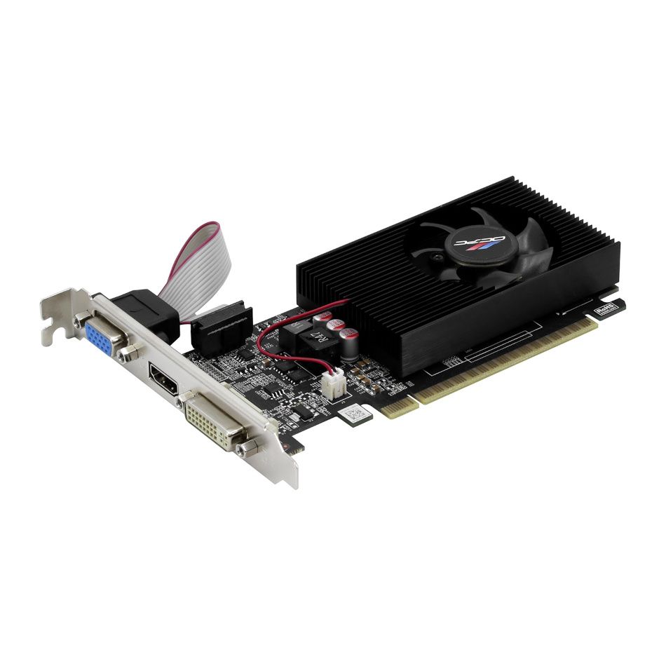 OCPC GT730 LP, 4GB DDR3,128 BIT graphics card for enhanced PC performance and superior graphics experience.