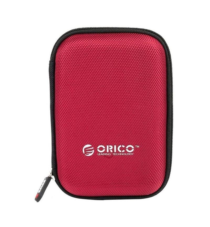 ORICO 2.5-Inch Portable Hard Drive Storage Case - Red - PHD-25-RD