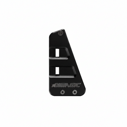 SIMAGIC P2000 Haptic Bracket aluminum black finish front view

