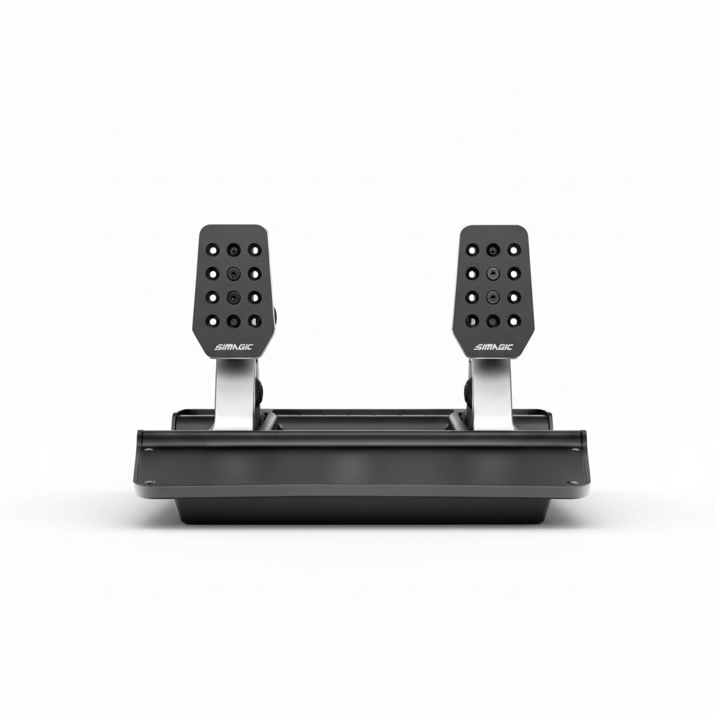 SIMAGIC P500 pedal set two-pedal configuration brake and throttle top view

