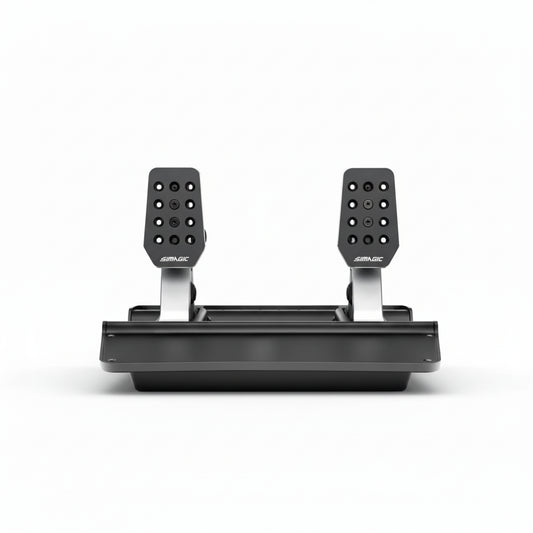 SIMAGIC P500 pedal set two-pedal configuration brake and throttle top view

