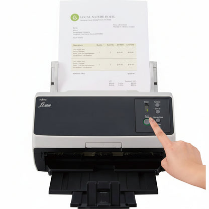 RICOH FI-8150 scanning passports and booklets up to 7mm thick
