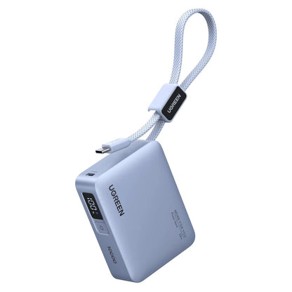 UGreen Nexode 10000mAh 30W Power Bank with Built-in USB Type-C Cable (PB584-75173B) – alternate product view