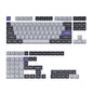 Keychron Double Shot KSA PBT Keycap Set - Dark Grey/White Smoke
