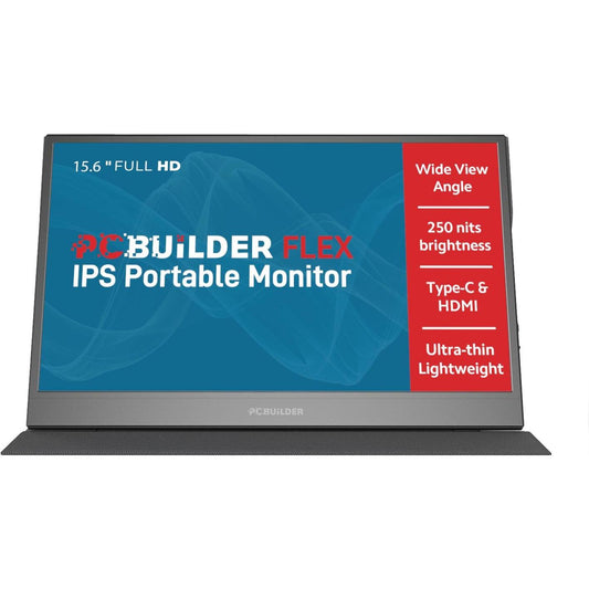 PCBuilder FLEX 15.6" Full HD IPS Portable Monitor