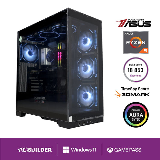 PCBuilder Ryzen 5 7600 MAVERICK Windows 11 Gaming PC
