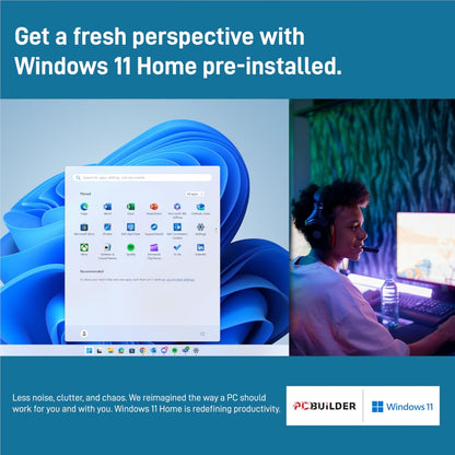 PCBuilder Ryzen 5 5600X SENTINEL Windows 11 Gaming PC