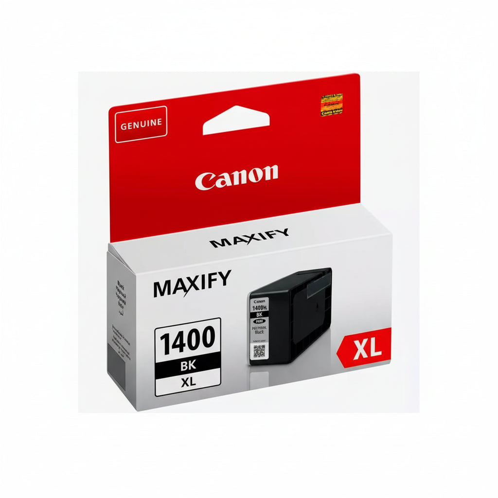 The cartridge being installed into a Canon MAXIFY MB2740 printer.

