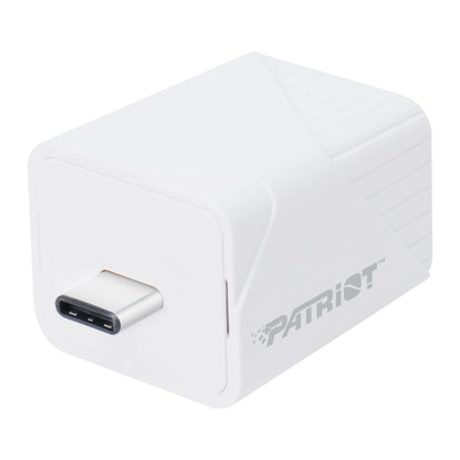 Patriot iLuxe Cube 128GB Type-C Smart Backup & PD Charging Solution for iPhone iPad