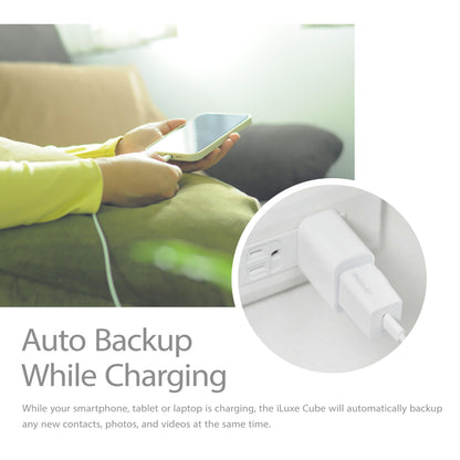 Patriot iLuxe Cube 128GB Type-C Smart Backup & PD Charging Solution for iPhone iPad