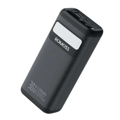 Romoss PMT30 30000mAh 30W Fast Charge Power Bank – Black