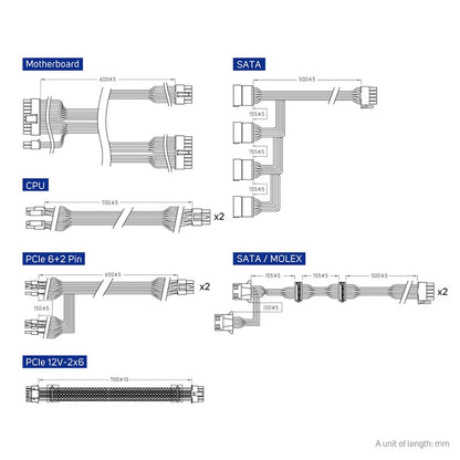 FSP VITA GM 850W 80 PLUS Gold Fully Modular Power Supply