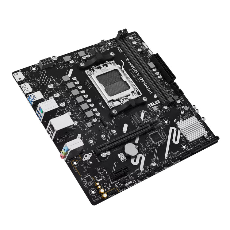 ASUS PRIME A620AM-K motherboard alternate view