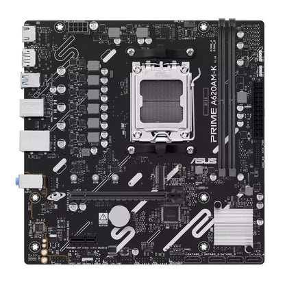 Asus Prime A620M-K motherboard on a white background