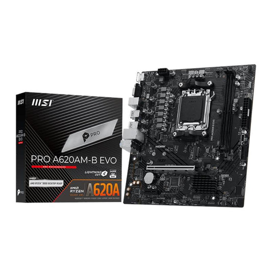 MSI PRO A620M-B AM5 Motherboard for AMD Ryzen 7000 Series DDR5 PCIe 4.0